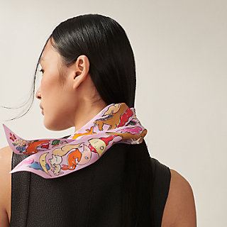 まるでちぎり絵のよう 芸術的！ Hermes Ondes coloreesパーカー mille-et-un-lapins-twilly--